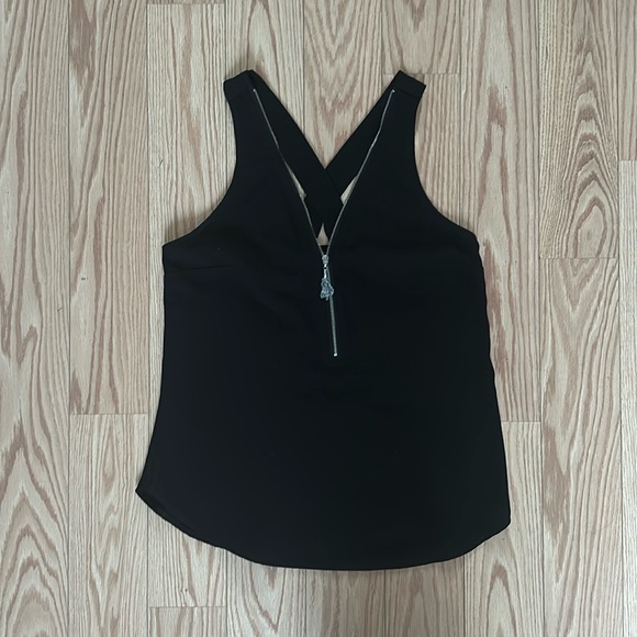 Dynamite Black Women’s Blouse with Zipper (Size S) - Picture 1 of 5